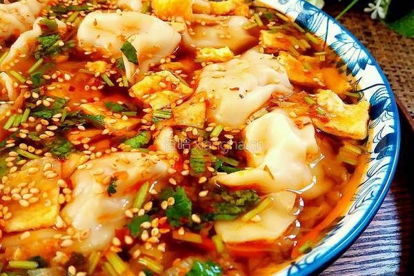 酸汤水饺的做法图解16