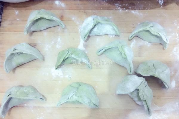 菠菜面皮水饺（白菜猪肉馅）的做法图解21