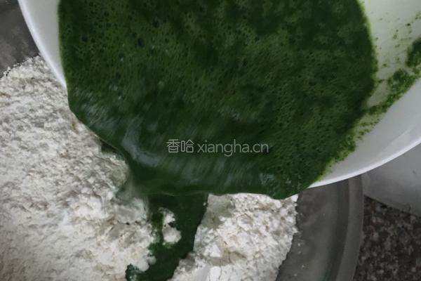 菠菜面皮水饺（白菜猪肉馅）的做法图解4