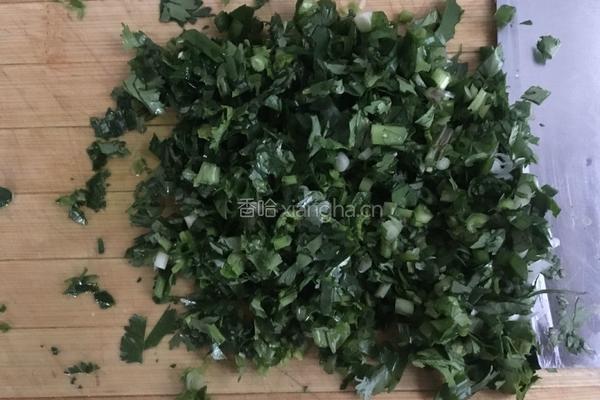 菠菜面皮水饺（白菜猪肉馅）的做法图解11
