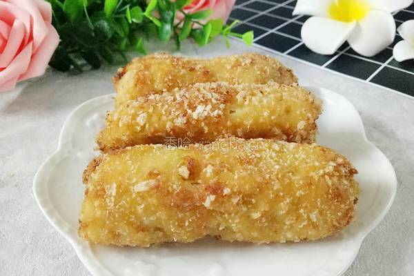 脆炸香蕉的做法图解2