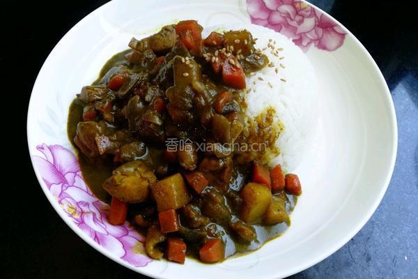 黑咖喱饭的做法图解6