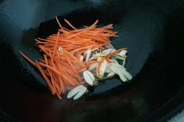 炒肉丝黄豆芽的做法图解6