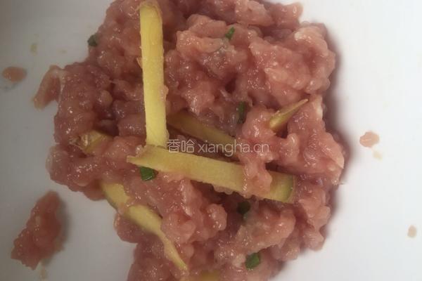 花式豆角蒸肉丸的做法图解3