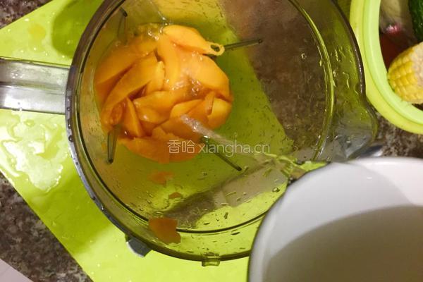 百香芒果汁的做法图解4