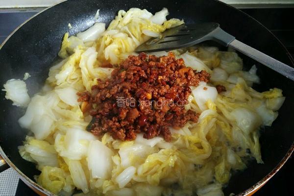 肉末炒大白菜的做法图解13