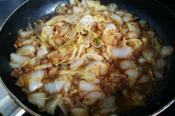 肉末炒大白菜的做法图解14