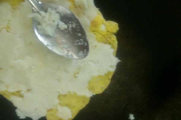 宝宝辅食（10个月以后的宝宝都适合哦）山药秋葵鸡蛋卷的做法图解4