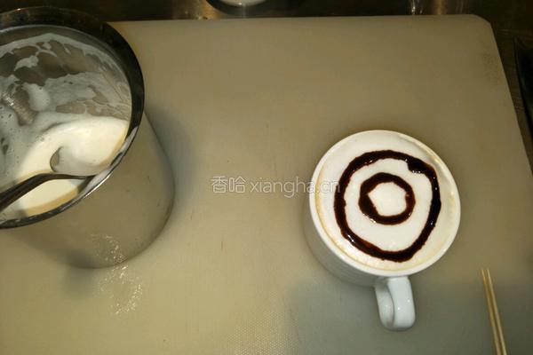 拿铁咖啡的做法图解5