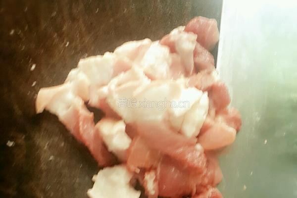 肉沫炒双甜的做法图解2