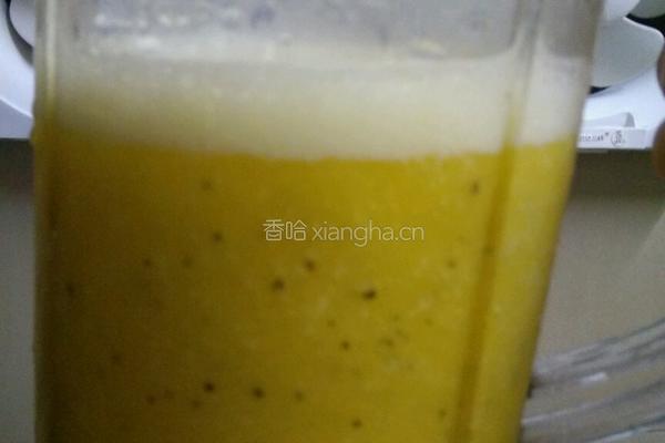 百香果雪梨汁的做法图解3
