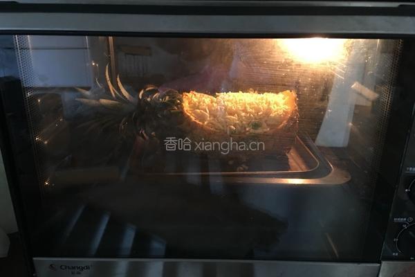 菠萝焗饭的做法图解6