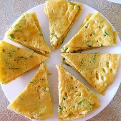 青椒土豆丝鸡蛋饼的做法[图]
