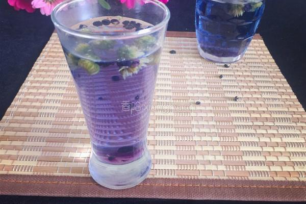 黑枸杞胎菊茶的做法图解8