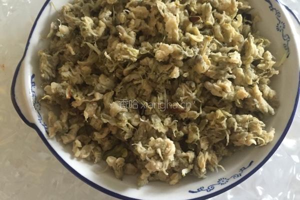 蒸槐花的做法图解4
