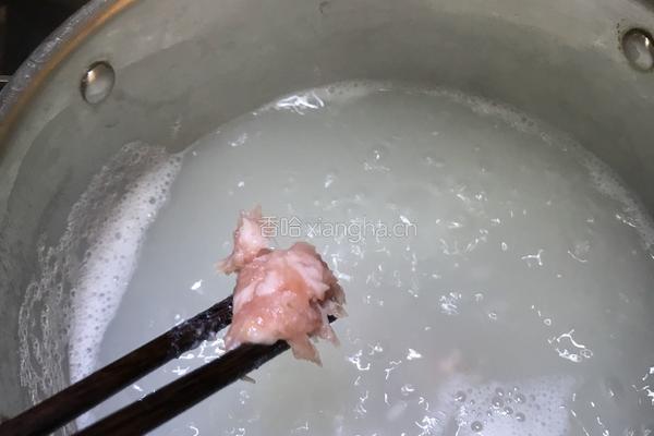 皮蛋肉末粥的做法图解5