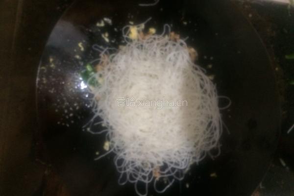 肉丝炒米粉的做法图解6