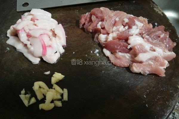 咖喱莴笋炒肉片的做法图解3
