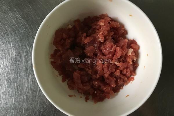 榄菜肉末炒豆角的做法图解2