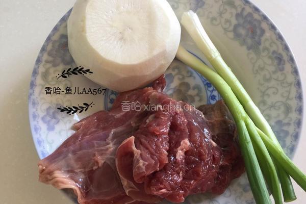 牛肉萝卜馅儿的做法图解1
