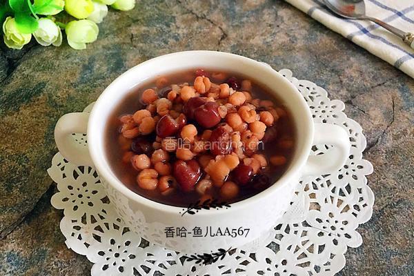 薏米红豆粥的做法图解4