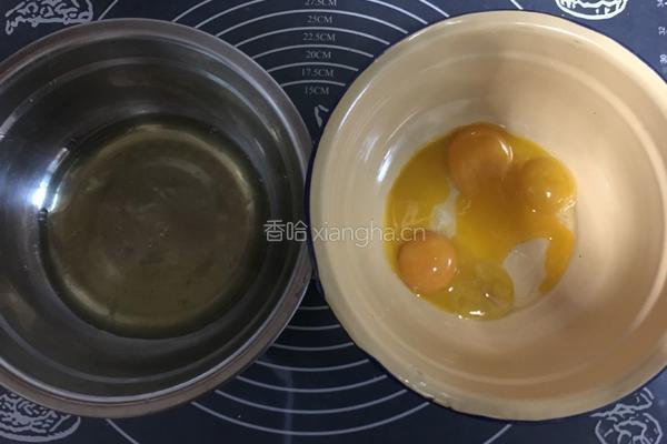 抹茶蛋糕的做法图解1