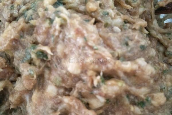 香菇酿肉末的做法图解1
