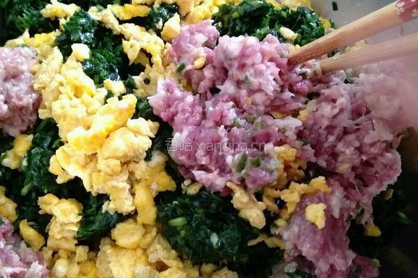 韭菜鸡蛋馅饺子的做法图解3