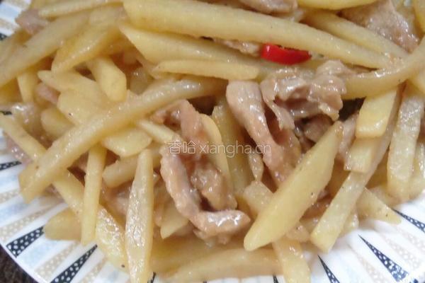 土豆丝炒肉的做法图解8