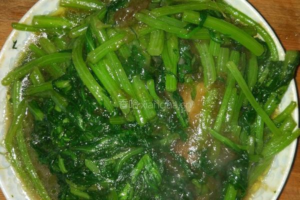 清炒茼蒿的做法图解7