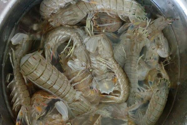 酱炒皮皮虾的做法图解1