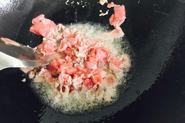孜然牛肉的做法图解5