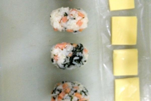 芝士培根饭卷的做法图解6