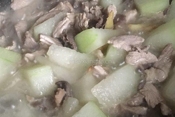 黑暗料理之冬瓜汤肉的做法图解6
