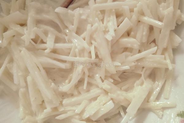 土豆丝蛋饼的做法图解3