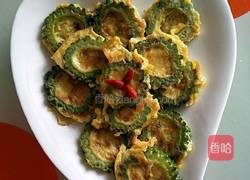 苦瓜酿鸡蛋的做法图解6