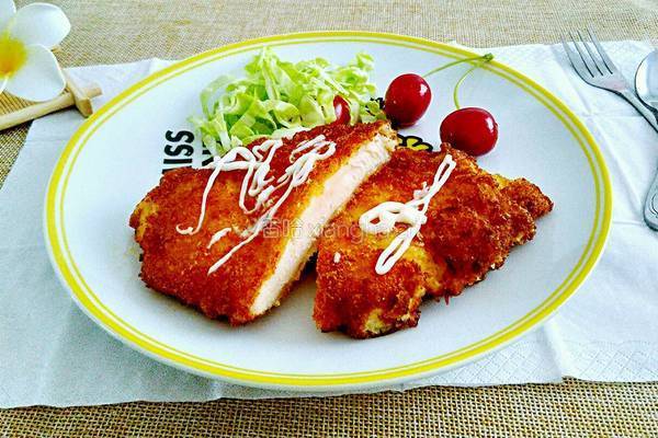 黄金炸鸡排的做法图解12