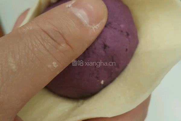 紫薯馒头的做法图解8