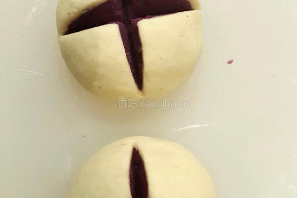紫薯馒头的做法图解10