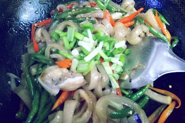 双椒炒肉皮的做法图解11