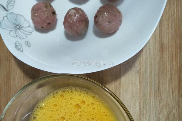 青菜鸡蛋肉丸汤的做法图解5