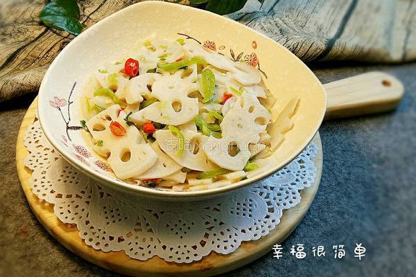 清炒莲藕的做法图解10