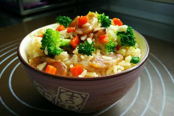 香肠焖饭的做法图解14
