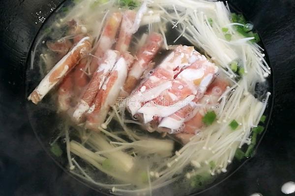金针羊肉卷的做法图解5