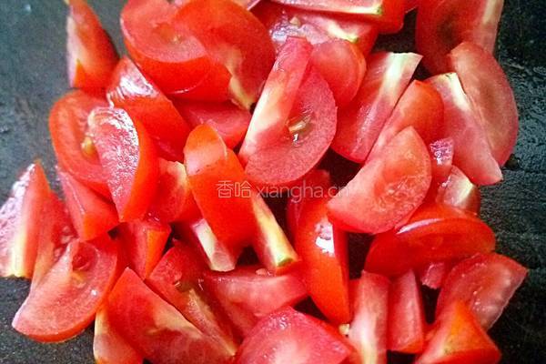 番茄炒椰菜花的做法图解4