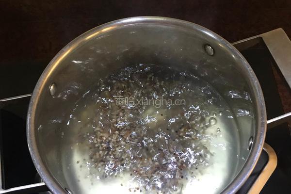 三色藜麦麦片粥的做法图解2
