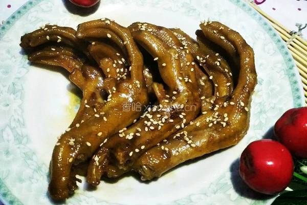 卤鸭掌的做法图解14