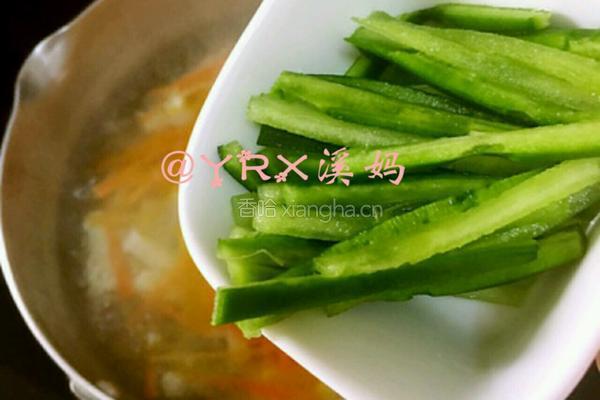 仙人掌瘦肉豆腐羹的做法图解7