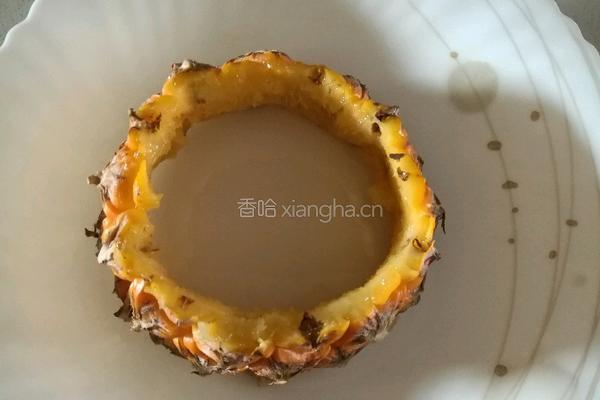 菠萝炒饭的做法图解2