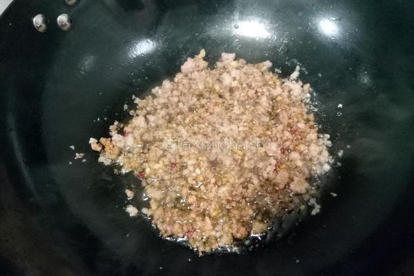 肉沫蘑菇的做法图解5
